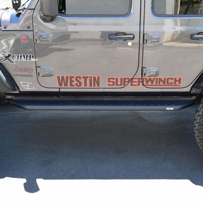 Westin 18-24 Jeep Wrangler (JL) Unlimited 4DR Outlaw Running Board 28-34065 28-34065 Photo - Mounted