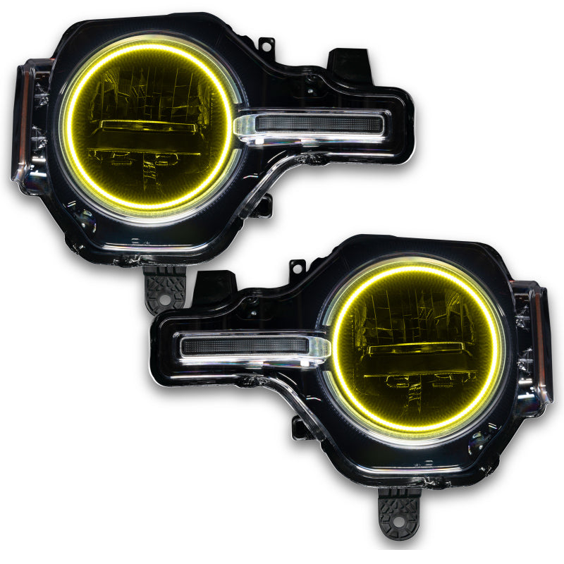 ORACLE Lighting Oracle 2021 Ford Bronco Base Headlight LED Halo Kit - ColorSHIFT - w/ RF Controller 1470-330 1470-330 User 1