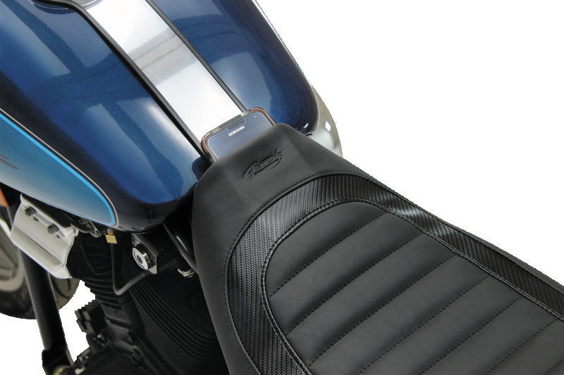 Mustang Motorcycle Mustang 82-00 Harley FXR Jody Perewitz Design Solo Seat (Hinge Mounted) - Black 76990 76990 User 1