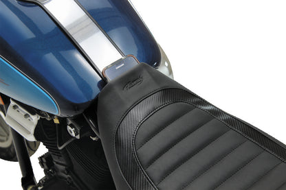 Mustang Motorcycle Mustang 82-00 Harley FXR Jody Perewitz Design Solo Seat (Hinge Mounted) - Black 76990 76990 User 1