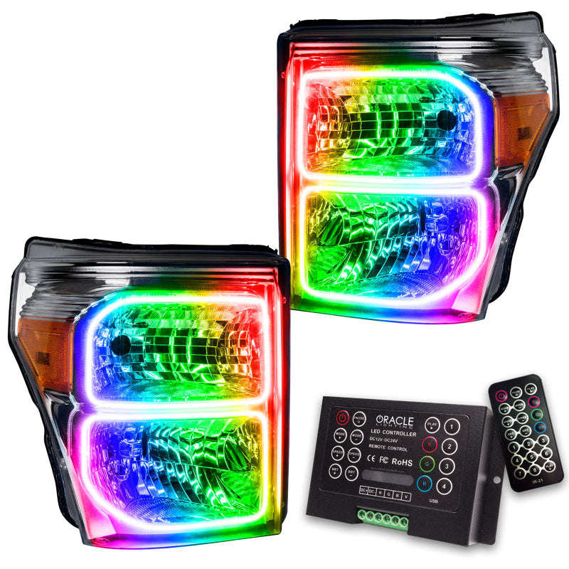 ORACLE Lighting Oracle 11-16 Ford F250/350 LED HL - ColorSHIFT w/ 2.0 Controller 8158-333 8158-333 Photo - Primary