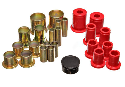 Energy Suspension Control Arm Bushing Set Red Chevrolet Bel Air All 1973-1973 3.3104R Photo - Primary