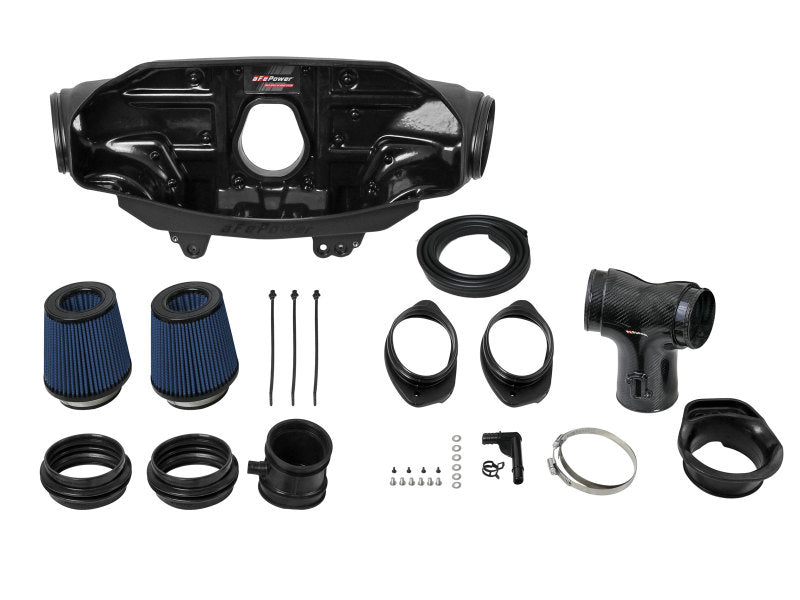 aFe 2020 Chevrolet Corvette C8 Track Series Carbon Fiber Cold Air Intake System With Pro 5R Filters 57-10013R 57-10013R Photo - Unmounted