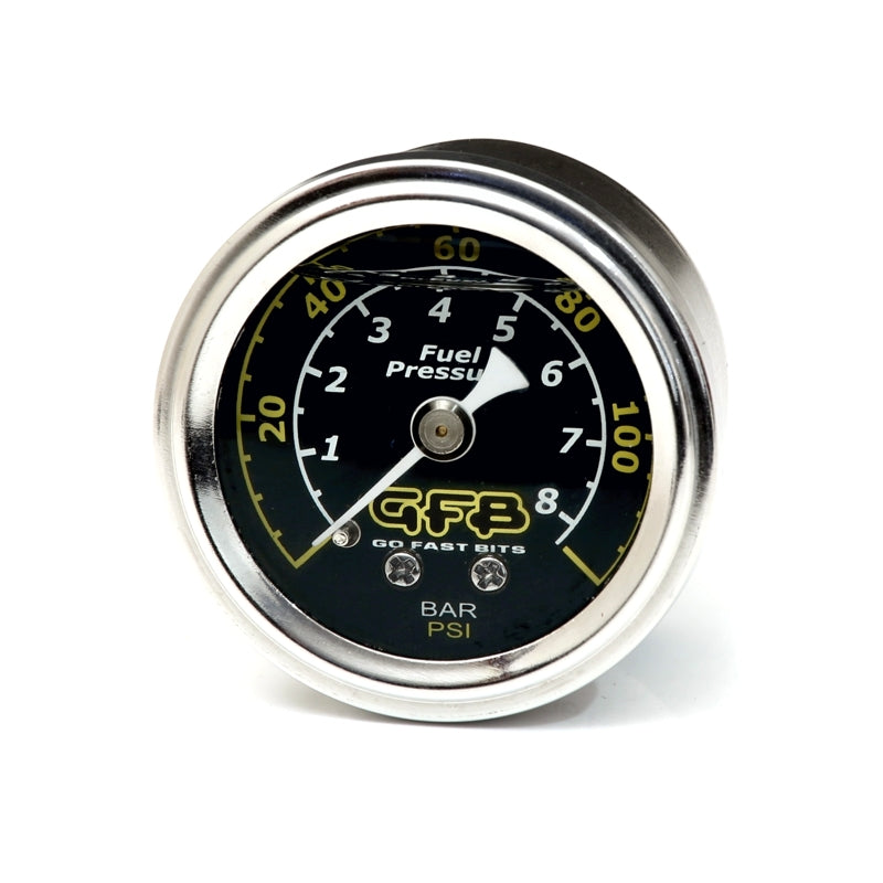 GFB Fuel Pressure Gauge (Suits 8050/8060) 40mm 1-1/2in 1/8MPT Thread 0-120PSI 5730 5730 Photo - out of package