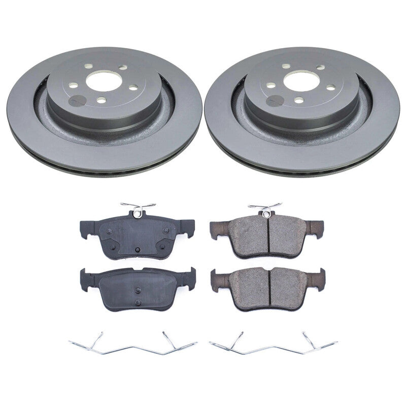 PowerStop Power Stop 22-24 Ford Edge Rear Z17 Coated Brake Kit CRK9211 CRK9211 Photo - Primary