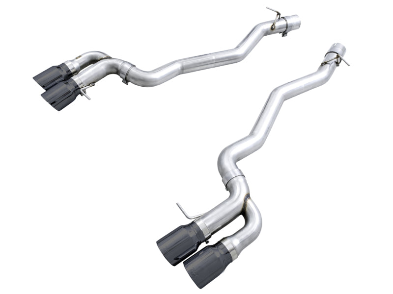 AWE Tuning 18-19 BMW F90 M5 Track Edition Axle-Back Exhaust- Black Diamond Tips 3020-43077 3020-43077 Photo - Primary
