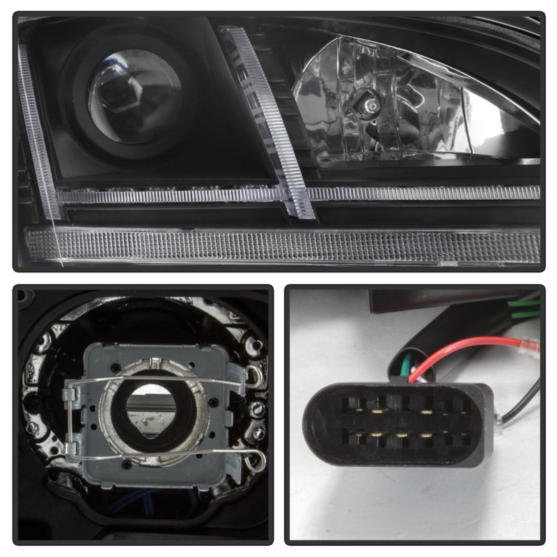 Spyder 08-15 Audi TT HID Xenon Projector Headlights w/Seq Turn Signal - Blk (PRO-YD-ATT08-HID-BK) 5085542 5085542 Photo - Unmounted