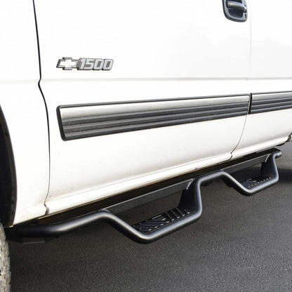 Westin 99-13 Chevrolet Silverado 1500 (Ext. Cab) Outlaw Drop Nerf Step Bars - Textured Black 20-11685 20-11685 Photo - Mounted