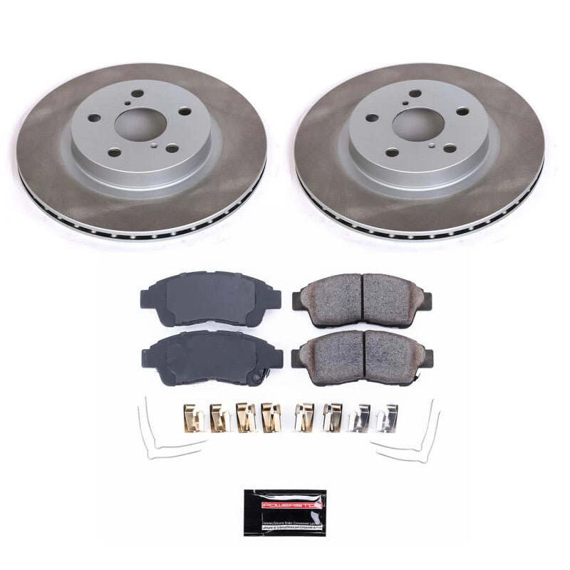 PowerStop Power Stop 96-03 Toyota RAV4 Front Semi-Coated Rotor Kit SC3163 SC3163 Photo - Primary