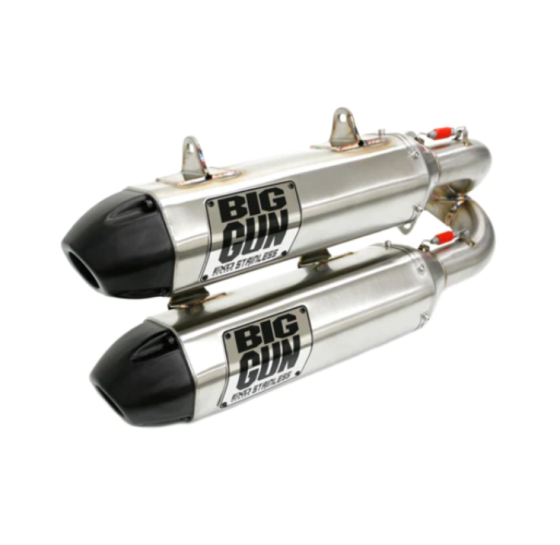 Big Gun 16-21 Polaris RZR XP TURBO/S EXO Stainless Dual Slip On Exhaust 14-7972