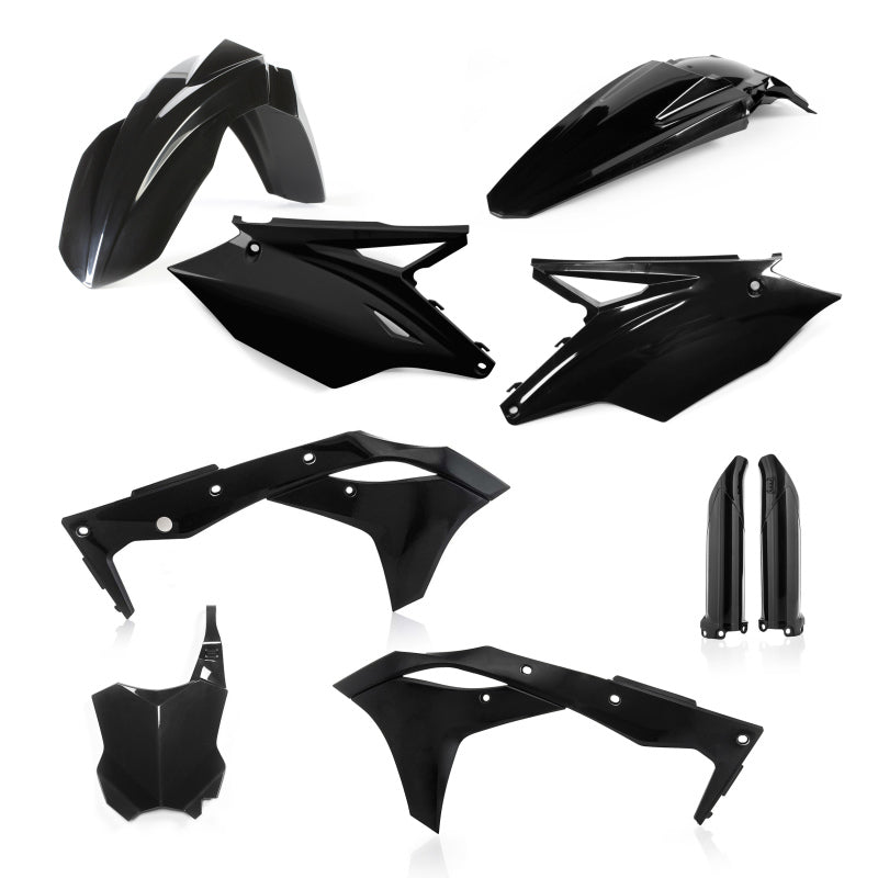 Acerbis 2017 Kawasaki KX250F Full Plastic Kit - Black 2630630001 2630630001 Photo - Primary