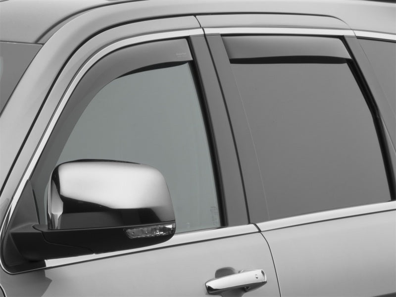 WeatherTech 11+ Jeep Grand Cherokee Front and Rear Side Window Deflectors 82562 Photo - Mounted