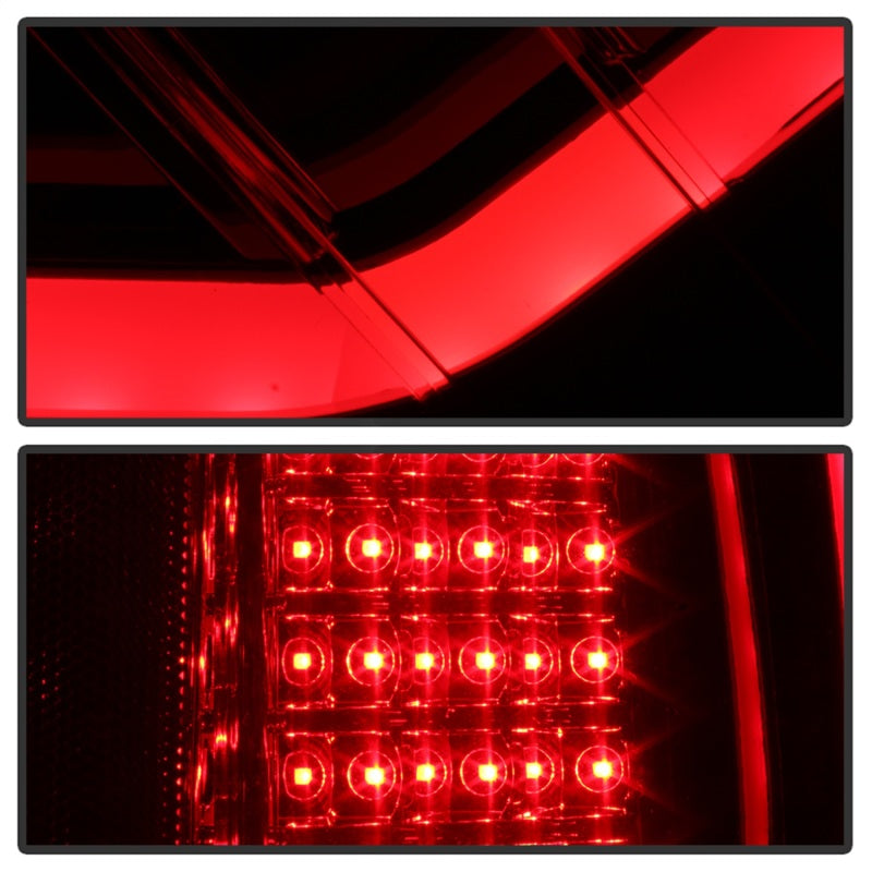SPYDER xTune 09-14 Ford F-150 Light Bar LED Tail Lights - Red Clear (ALT-JH-FF15009-LBLED-RC) 9042201 9042201 Photo - Unmounted