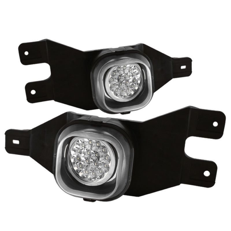 Spyder Ford F250/F350 99-04/Ford Excursion 00-05 LED Fog Lights w/Switch Clear FL-LED-FF25001-C 5015648 5015648 Photo - Primary