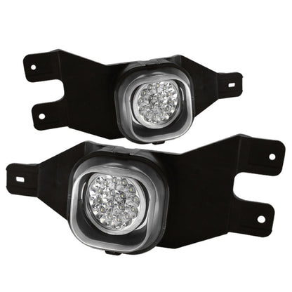 Spyder Ford F250/F350 99-04/Ford Excursion 00-05 LED Fog Lights w/Switch Clear FL-LED-FF25001-C 5015648 5015648 Photo - Primary
