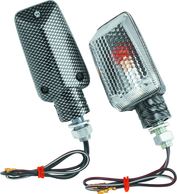 BikeMaster Universal Ministalk Marker Light Carbon/Clear 268041 268041 Photo - Primary