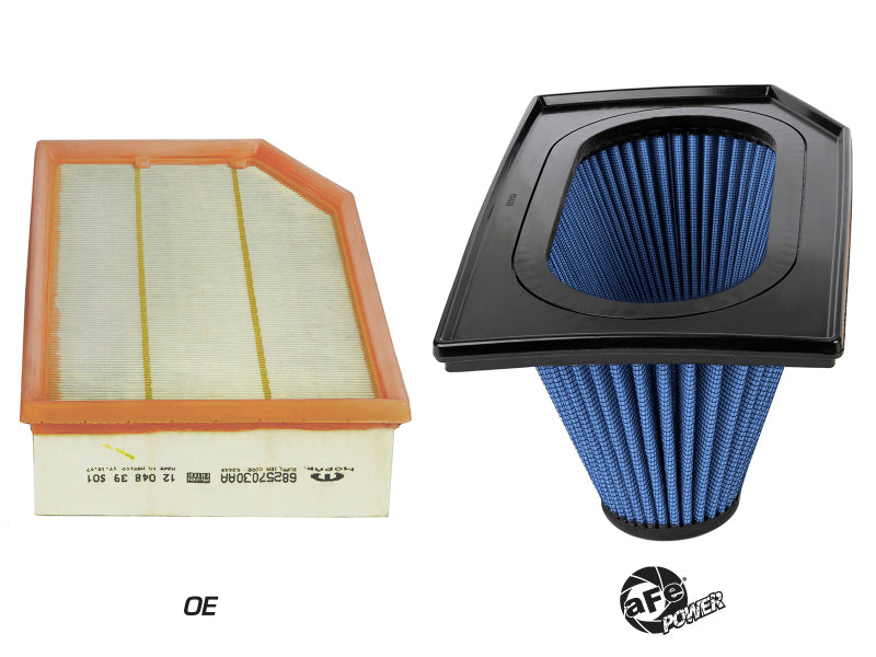 aFe Magnum FLOW PRO 5R Inverted Air Filter 18-19 Jeep Wrangler (JL) I4-2.0L(t) / V6-3.6 30-80280 30-80280 Photo - Unmounted