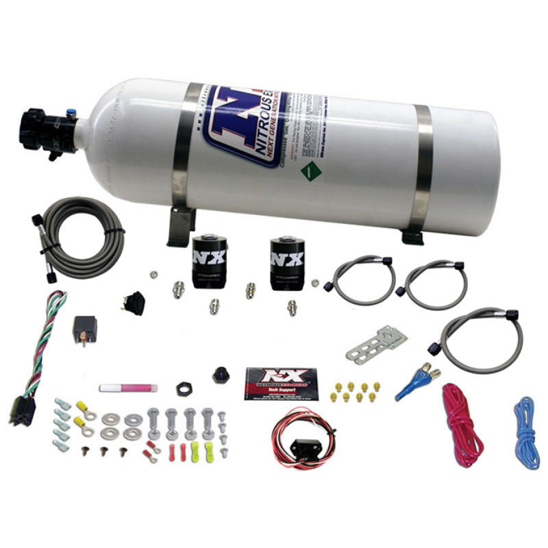 Nitrous Express 10-15 Chevrolet Camaro (5th Gen) Single Nozzle Nitrous Kit (35-150HP) w/15lb Bottle 20930-15 20930-15 Photo - Primary