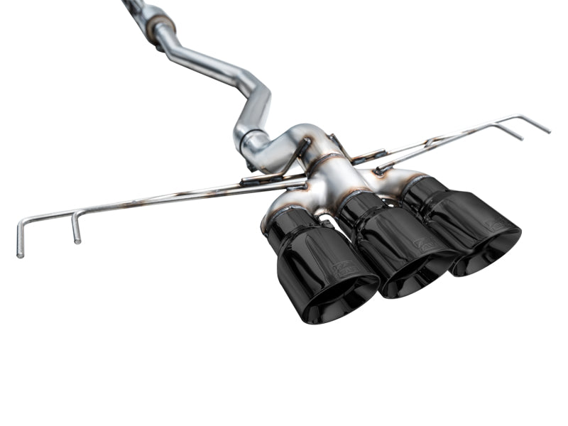 AWE Tuning 2023 Honda Civic Type R FL5 Track Edition Exhaust w/ Triple Diamond Black Tips 3020-53287 3020-53287 Photo - out of package