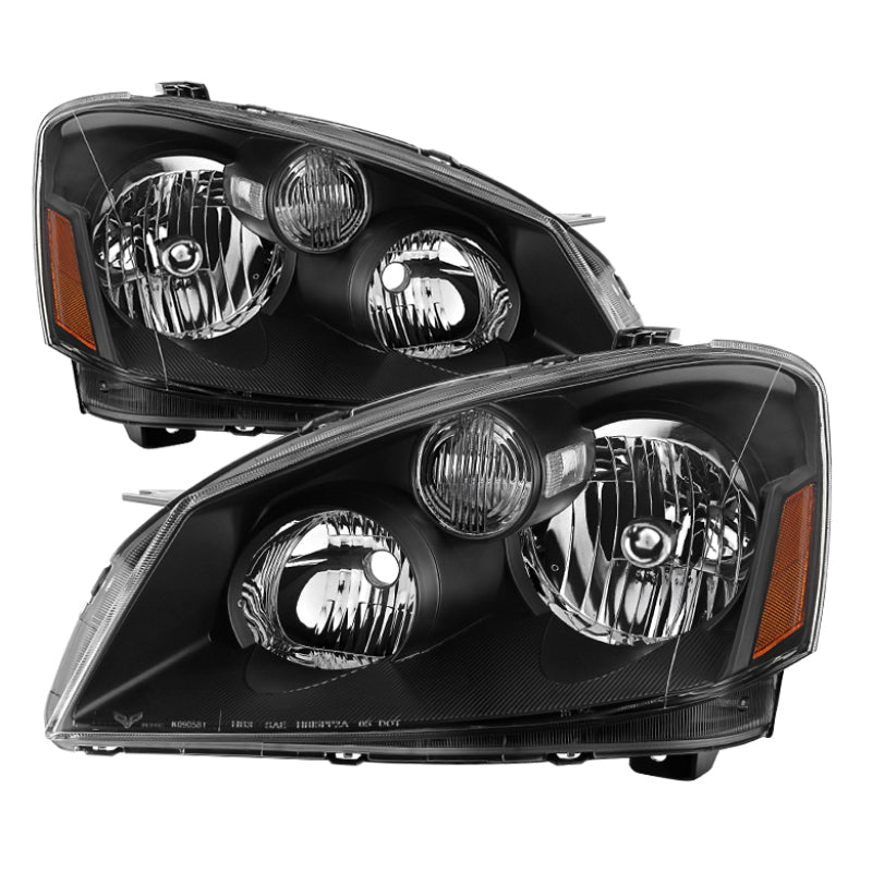 SPYDER Xtune Nissan Altima 05-06 Halogen Model Only OEM Style Black Bezel Headlights HD-JH-NA05-AM-BK 9031823 9031823 Photo - Primary