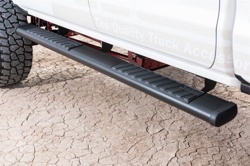 Dee Zee Deezee 99-23 Chevrolet/GMC/Dodge/Ford Full Size Truck Tubes - 6In Oval - Black Steel (ExtCab) DZ16111 DZ16111 Photo - Mounted