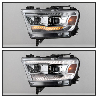 Spyder Dodge Ram 19-20 Halogen Model Projector Headlights Chrome PRO-YD-DR19HALSI-SEQ-C 5087409 5087409 User 5