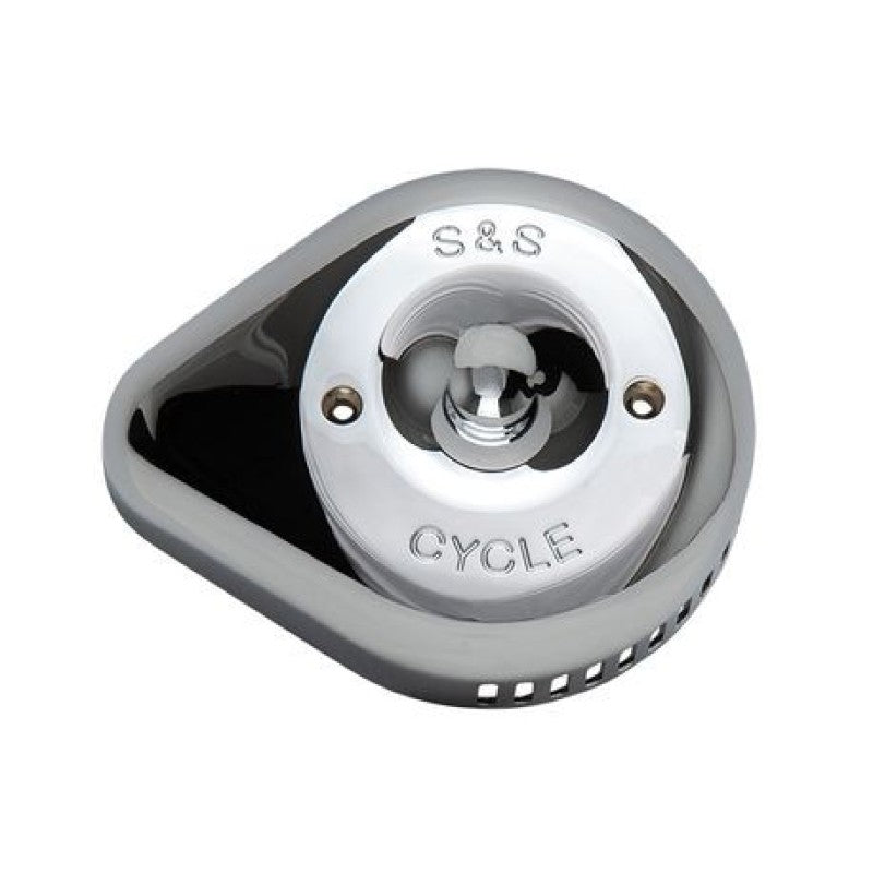 S&S Cycle Air Cleaner Cover Stealth Teardrop - Chrome 170-0532 170-0532 Photo - Primary