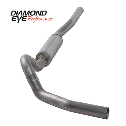 Diamond Eye Performance Diamond Eye KIT 4in CB SGL MFLR RPLCMENT PIPE SS CHEVY/GMC 6.6L 2500/3500 2006-2007.5 K4122S-RP K4122S-RP Photo - Unmounted
