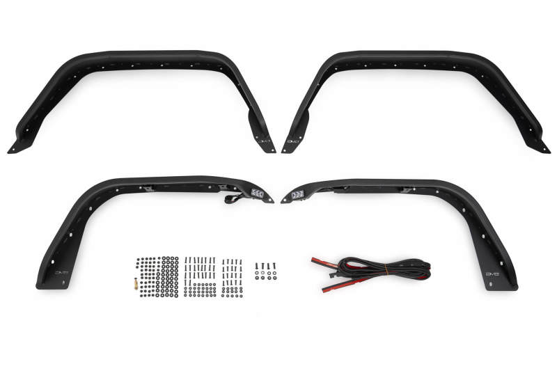DV8 Offroad 20-23 Jeep Gladiator JT Slim Fender Flares FDGL-07 FDGL-07 Photo - Unmounted