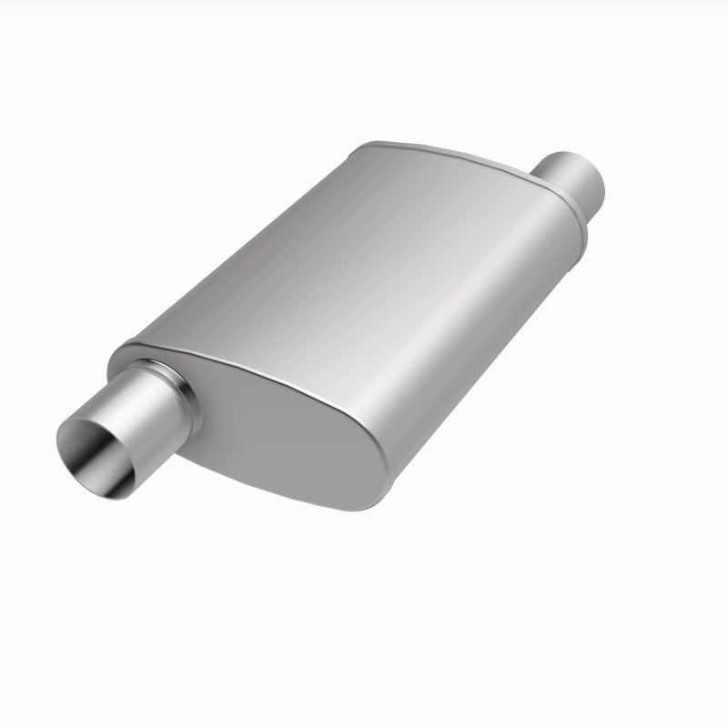 MagnaFlow 4" X 9" Oval Offset/Offset XL Multi-Chamber Performance Muffler 13236 360 Degree Image Set