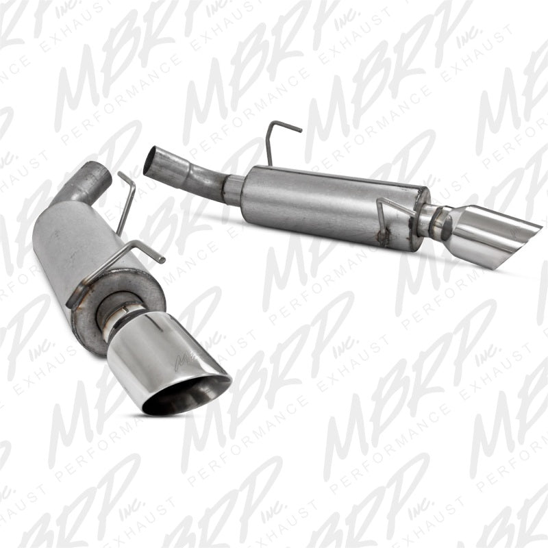 MBRP 05-10 Ford Mustang 4.6L 2-1/2in Axle Back Exhast MBRS7200AL S7200AL Photo - Primary
