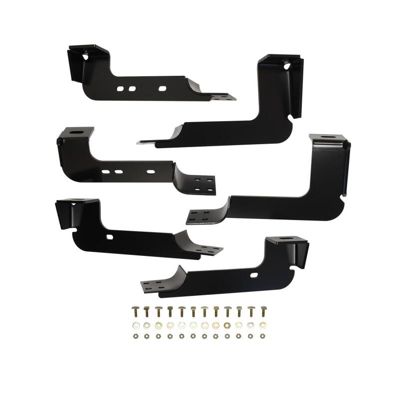 Westin 2004-2013 Chevy Silverado 1500 Crew Cab Premier Oval Nerf Step Bar Mount Kit - Black 22-1075 22-1075 Photo - Primary