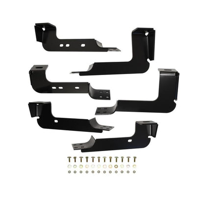 Westin 2004-2013 Chevy Silverado 1500 Crew Cab Premier Oval Nerf Step Bar Mount Kit - Black 22-1075 22-1075 Photo - Primary