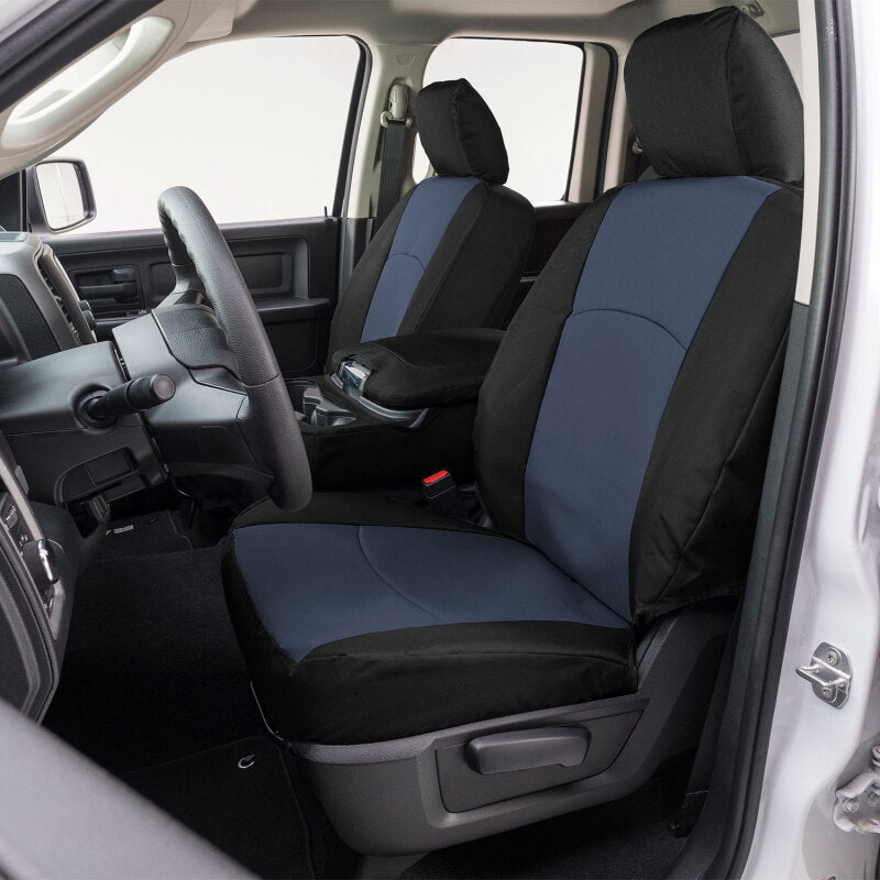 Covercraft 24-25 Ford F250-F550 Endura PrecisionFit Custom Front Row Seat Covers- Blue/Black GTF4423ABENDB GTF4423ABENDB Photo - Primary