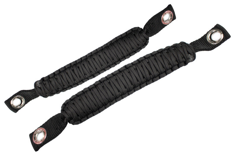 Fishbone Offroad 07-18 Wrangler JK A Pillar Sound Bar Black Paracord Grab Handles FB55283 FB55283 Photo - Primary
