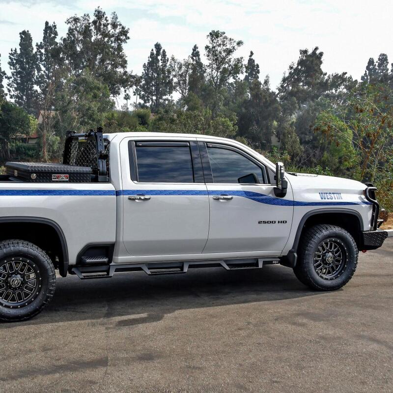 Westin 2020 Chevy Silverado 2500/3500 Crew Cab (6.5ft Bed) HDX W2W Nerf Step Bars - Textured Black 56-534765 56-534765 Photo - Mounted