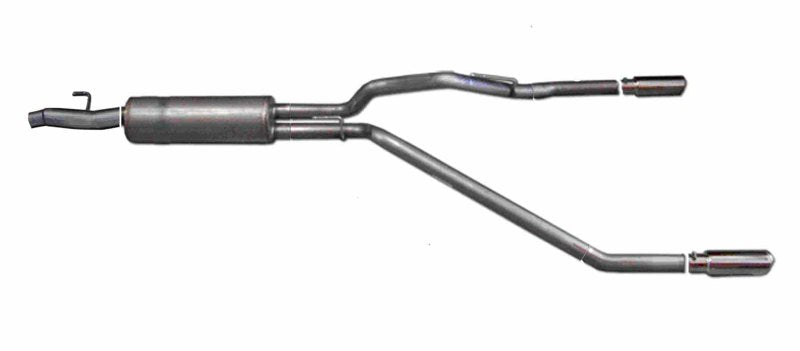 Gibson 11-13 Ford F-150 King Ranch 5.0L 3in/2.5in Cat-Back Dual Split Exhaust - Stainless 69541 69541 Photo - Primary