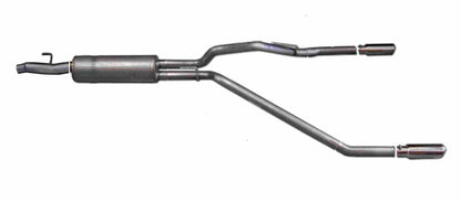 Gibson 11-13 Ford F-150 King Ranch 5.0L 3in/2.5in Cat-Back Dual Split Exhaust - Stainless 69541 69541 Photo - Primary