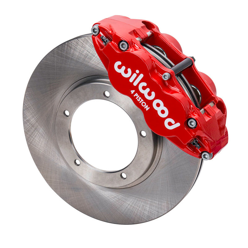 Wilwood 69-83 Porsche 911 Front Superlite Brake Kit 3.5in MT Plain Face - Red 140-16679-R