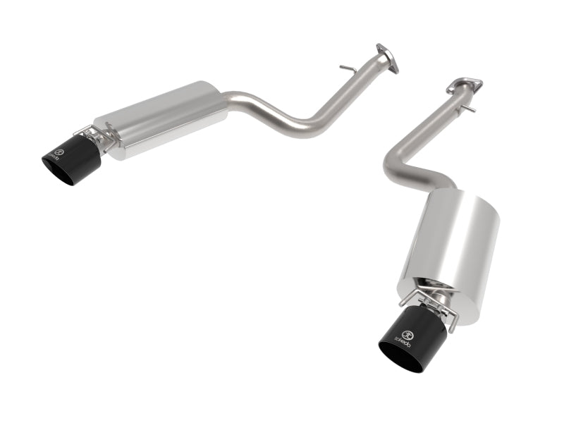 aFe Takeda 14-22 Lexus IS350 V6 2.5in. 304 Stainless Steel Axle-Back Exhaust System w/ Black Tip 49-36060-B 49-36060-B Photo - Primary