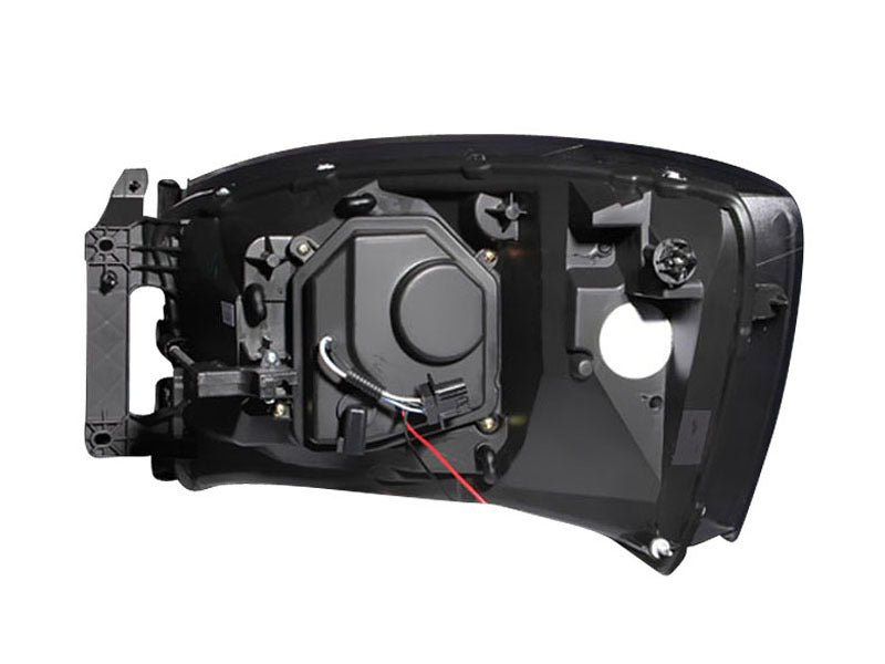 Anzo 2006-2008 Dodge Ram 1500 Projector Headlights w/ Halo Chrome (CCFL) 111103 Photo - Unmounted