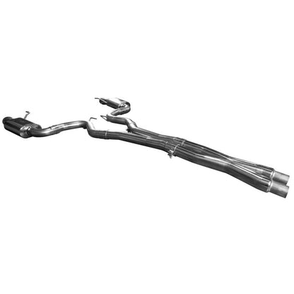 Kooks 15+ Mustang 5.0L 4V Convertible 3in Cat-Back w/ X-Pipe 4in Slash Cut Polished Tips Exhaust 11514101 11514101 Photo - Close Up