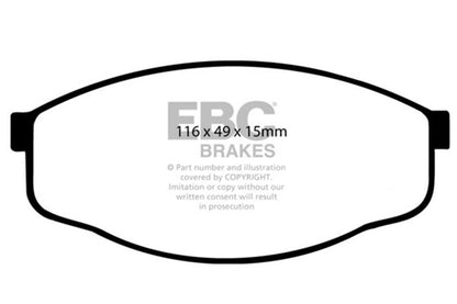 EBC Disc Brake Pad Set DP6419 Photo - Primary