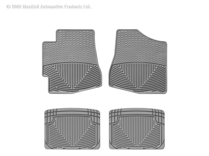 WeatherTech WT Rubber Mats - Rear - Grey Floor Mats Floor Mats - Rubber main image