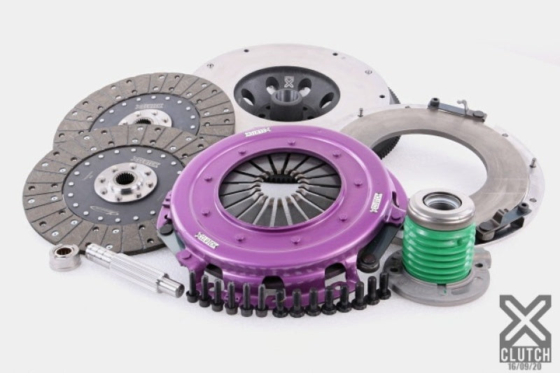 XCLUTCH 18-24 Ford Mustang GT 5.0L 10.5in Twin Solid Organic Clutch Kit XKFD27658-2G XKFD27658-2G Photo - Primary
