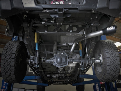 aFe Cat-Back Exhaust System, MACH Force-Xp, 3in 409 Stainless Steel 49-44097-B Photo - Mounted