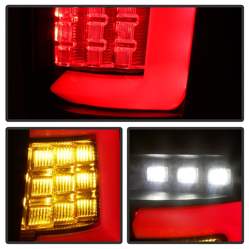 Spyder 99-04 Jeep Grand Cherokee - Light Bar Led Tail Lights - Black - ALT-YD-JGC99V3-BK 5086143 5086143 Photo - Unmounted