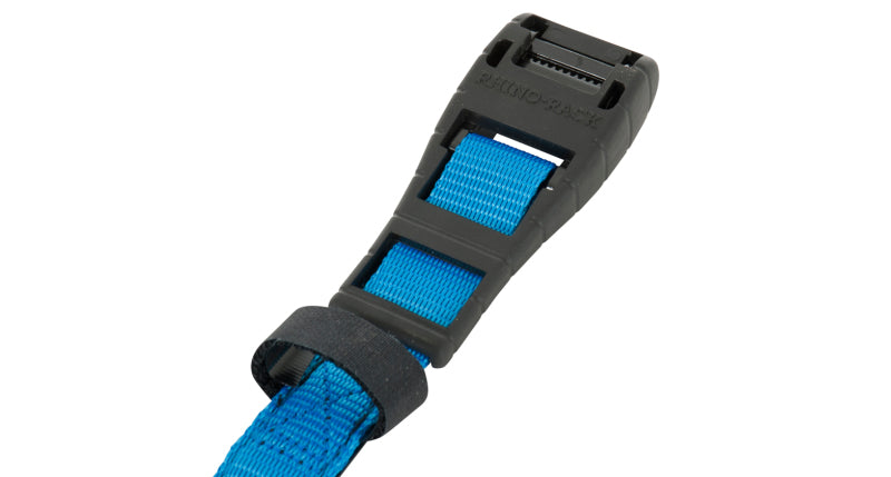 Rhino-Rack Rapid Tie Down Straps w/Buckle Protector - 3.5m/11.5ft - Pair - Black RTD35P RTD35P Photo - Primary