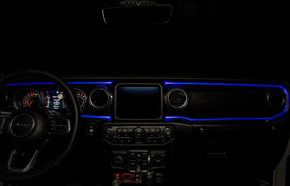 ORACLE Lighting Jeep Wrangler JL / Gladiator JT ColorSHIFT Fiber Optic LED Interior Kit 4236-333 4236-333 Photo - lifestyle view