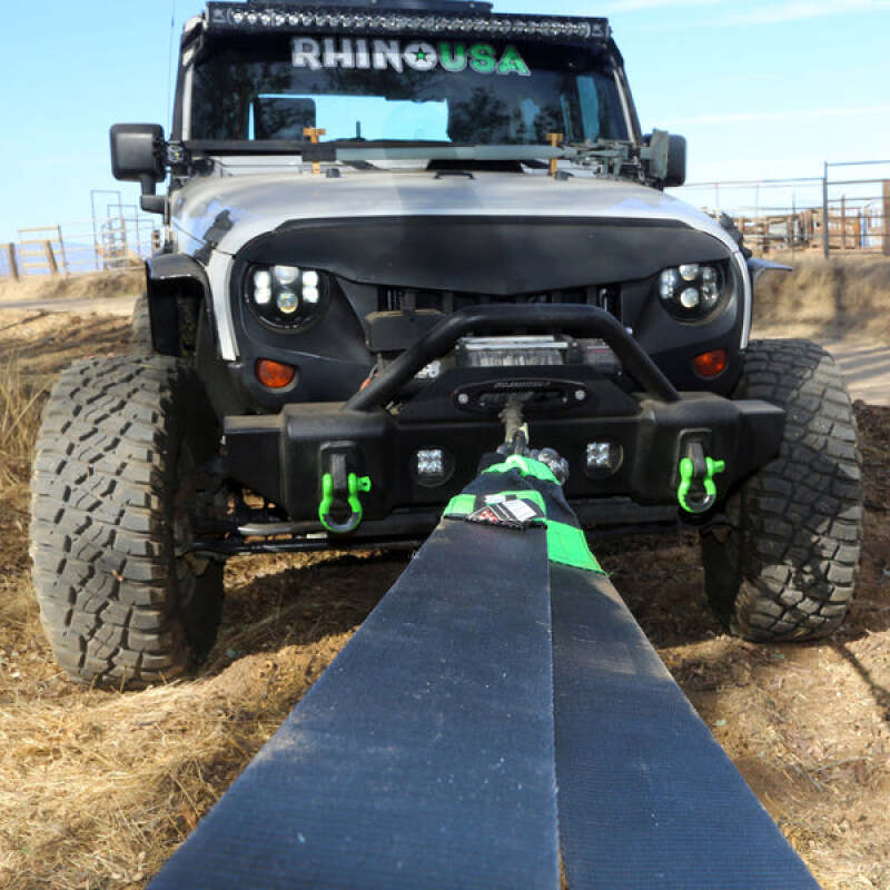 Rhino USA Recovery Tow Strap 4Inx30Ft (Black) TOWSTRAP-430 TOWSTRAP-430 User 4
